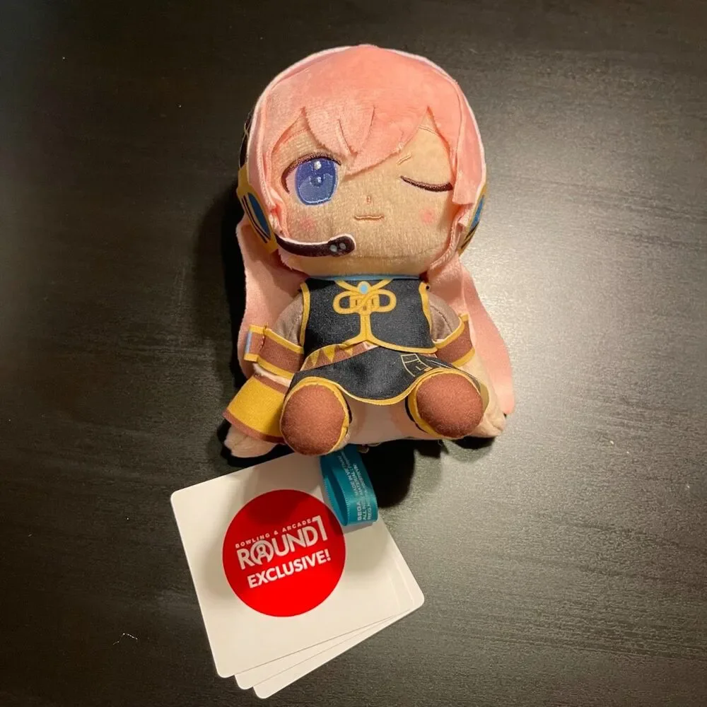 Vocaloid Hatsune Miku x ROUND 1 - Exclusive Megurine Luka Plush 6.3